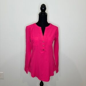 Lilac Bloom Pink Long Sleeve Blouse (S)